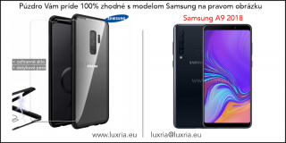 Magnetické púzdro Roybens Magnetic pre Samsung - Čierne  + darček ochranné sklo a dotykové pero Samsung: Galaxy A9 (2018)