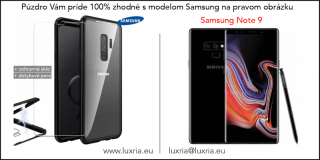 Magnetické púzdro Roybens Magnetic pre Samsung - Čierne  + darček ochranné sklo a dotykové pero Samsung: Galaxy Note 9