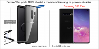 Magnetické púzdro Roybens Magnetic pre Samsung - Čierne  + darček ochranné sklo a dotykové pero Samsung: Galaxy S10 Plus