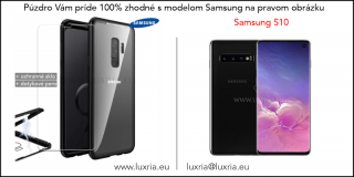 Magnetické púzdro Roybens Magnetic pre Samsung - Čierne  + darček ochranné sklo a dotykové pero Samsung: Galaxy S10