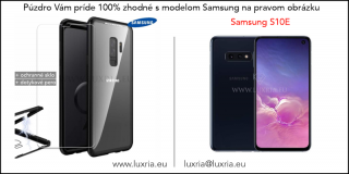 Magnetické púzdro Roybens Magnetic pre Samsung - Čierne  + darček ochranné sklo a dotykové pero Samsung: Galaxy S10e