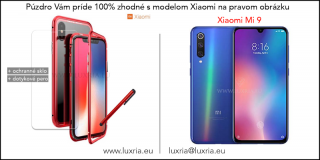 Magnetické púzdro Roybens Magnetic pre Xiaomi - Červené  + darček ochranné sklo a dotykové pero Pre Xiaomi: Mi 9