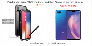 Magnetické púzdro Roybens Magnetic pre Xiaomi - Čierne  + darček ochranné sklo a dotykové pero Pre Xiaomi: Mi 8 Lite