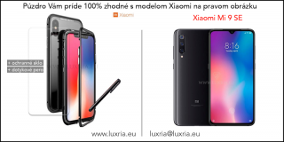 Magnetické púzdro Roybens Magnetic pre Xiaomi - Čierne  + darček ochranné sklo a dotykové pero Pre Xiaomi: Mi 9 SE