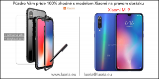 Magnetické púzdro Roybens Magnetic pre Xiaomi - Čierne  + darček ochranné sklo a dotykové pero Pre Xiaomi: Mi 9