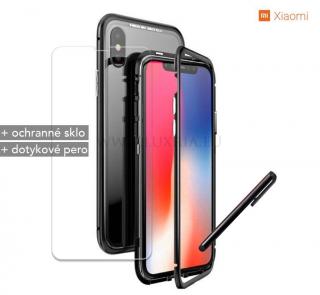 Magnetické púzdro Roybens Magnetic pre Xiaomi - Čierne  + darček ochranné sklo a dotykové pero Pre Xiaomi: Mi Note 10 Lite