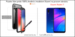 Magnetické púzdro Roybens Magnetic pre Xiaomi - Čierne  + darček ochranné sklo a dotykové pero Pre Xiaomi: Redmi 7