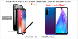 Magnetické púzdro Roybens Magnetic pre Xiaomi - Čierne  + darček ochranné sklo a dotykové pero Pre Xiaomi: Redmi Note 8T