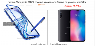 Magnetické púzdro Roybens Magnetic pre Xiaomi - Modré  + darček ochranné sklo a dotykové pero Pre Xiaomi: Mi 9 SE