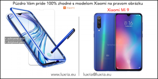 Magnetické púzdro Roybens Magnetic pre Xiaomi - Modré  + darček ochranné sklo a dotykové pero Pre Xiaomi: Mi 9