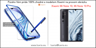 Magnetické púzdro Roybens Magnetic pre Xiaomi - Modré  + darček ochranné sklo a dotykové pero Pre Xiaomi: Mi Note 10, Note 10 Pro