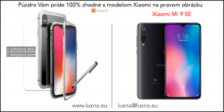 Magnetické púzdro Roybens Magnetic pre Xiaomi - Strieborné  + darček ochranné sklo a dotykové pero Pre Xiaomi: Mi 9 SE