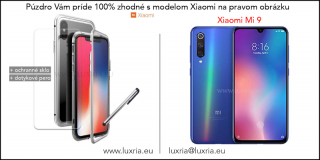 Magnetické púzdro Roybens Magnetic pre Xiaomi - Strieborné  + darček ochranné sklo a dotykové pero Pre Xiaomi: Mi 9