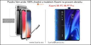 Magnetické púzdro Roybens Magnetic pre Xiaomi - Strieborné  + darček ochranné sklo a dotykové pero Pre Xiaomi: Mi 9T, Mi 9T Pro