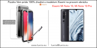 Magnetické púzdro Roybens Magnetic pre Xiaomi - Strieborné  + darček ochranné sklo a dotykové pero Pre Xiaomi: Mi Note 10, Note 10 Pro