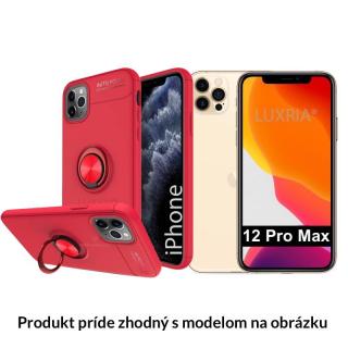 Multifunkčné magnetické púzdro Luxria Ring pre iPhone - Červené  + Dotykové pero zadarmo Iphone: 11 Pro Max