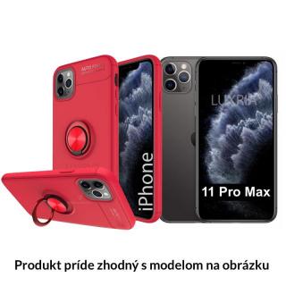 Multifunkčné magnetické púzdro Luxria Ring pre iPhone - Červené  + Dotykové pero zadarmo Iphone: 11