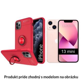 Multifunkčné magnetické púzdro Luxria Ring pre iPhone - Červené  + Dotykové pero zadarmo Iphone: 12 | 12 Pro