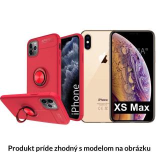 Multifunkčné magnetické púzdro Luxria Ring pre iPhone - Červené  + Dotykové pero zadarmo Iphone: 12 Mini