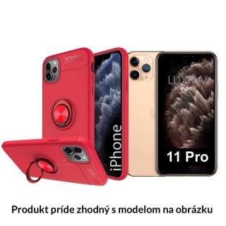 Multifunkčné magnetické púzdro Luxria Ring pre iPhone - Červené  + Dotykové pero zadarmo Iphone: 8 Plus | 7 Plus