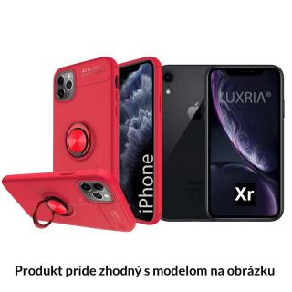 Multifunkčné magnetické púzdro Luxria Ring pre iPhone - Červené  + Dotykové pero zadarmo Iphone: X | XS