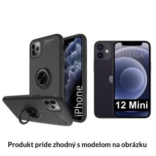 Multifunkčné magnetické púzdro Luxria Ring pre iPhone - Čierne  + Dotykové pero zadarmo Iphone: 11 Pro Max