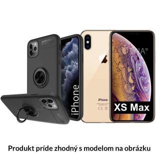 Multifunkčné magnetické púzdro Luxria Ring pre iPhone - Čierne  + Dotykové pero zadarmo Iphone: 12 | 12 Pro