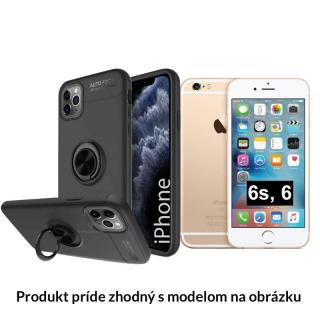 Multifunkčné magnetické púzdro Luxria Ring pre iPhone - Čierne  + Dotykové pero zadarmo Iphone: 6s Plus | 6 Plus