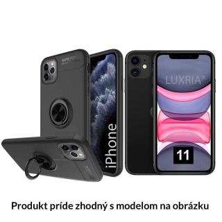 Multifunkčné magnetické púzdro Luxria Ring pre iPhone - Čierne  + Dotykové pero zadarmo Iphone: 8 Plus | 7 Plus