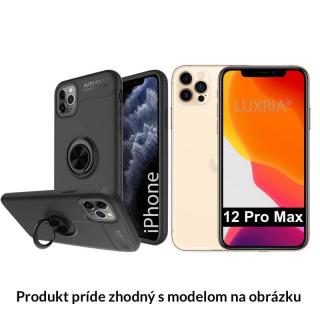 Multifunkčné magnetické púzdro Luxria Ring pre iPhone - Čierne  + Dotykové pero zadarmo Iphone: SE | 5s | 5