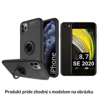 Multifunkčné magnetické púzdro Luxria Ring pre iPhone - Čierne  + Dotykové pero zadarmo Iphone: XS Max