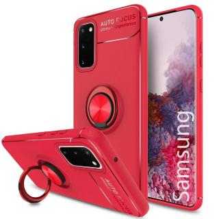 Multifunkčné magnetické púzdro Luxria Ring pre Samsung - Červené  + Dotykové pero zadarmo Samsung: Galaxy Note 9