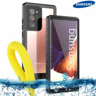 Odolné Vodotesné púzdro Luxria Resistant pre Samsung - Čierne (certifikované)  + Plavák do vody Samsung: Galaxy Note 10 Plus