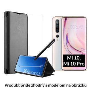 Otváracie Púzdro Roybens Clear View pre Xiaomi - Čierne  + Darček ochranné sklo a dotykové pero zadarmo Pre Xiaomi: Redmi Note 6 Pro