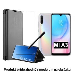 Otváracie Púzdro Roybens Clear View pre Xiaomi - Čierne  + Darček ochranné sklo a dotykové pero zadarmo Pre Xiaomi: Redmi Note 8