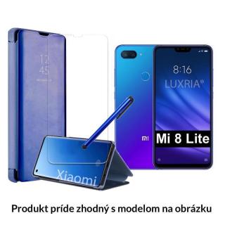 Otváracie Púzdro Roybens Clear View pre Xiaomi - Modré  + Darček ochranné sklo a dotykové pero zadarmo Pre Xiaomi: Mi 8 Lite