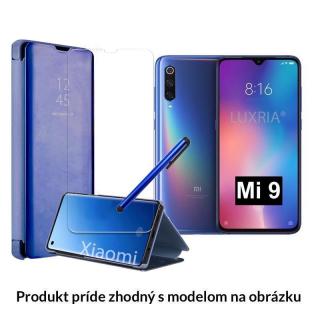 Otváracie Púzdro Roybens Clear View pre Xiaomi - Modré  + Darček ochranné sklo a dotykové pero zadarmo Pre Xiaomi: Mi 9 SE