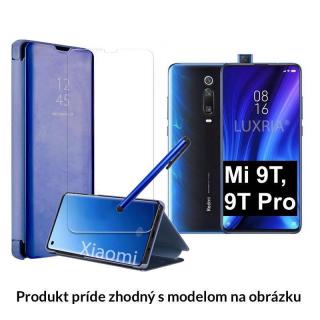 Otváracie Púzdro Roybens Clear View pre Xiaomi - Modré  + Darček ochranné sklo a dotykové pero zadarmo Pre Xiaomi: Mi 9T, Mi 9T Pro