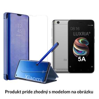 Otváracie Púzdro Roybens Clear View pre Xiaomi - Modré  + Darček ochranné sklo a dotykové pero zadarmo Pre Xiaomi: Redmi 8