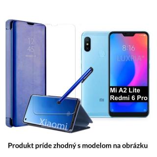 Otváracie Púzdro Roybens Clear View pre Xiaomi - Modré  + Darček ochranné sklo a dotykové pero zadarmo Pre Xiaomi: Redmi 8A