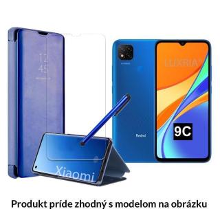 Otváracie Púzdro Roybens Clear View pre Xiaomi - Modré  + Darček ochranné sklo a dotykové pero zadarmo Pre Xiaomi: Redmi Note 8 Pro