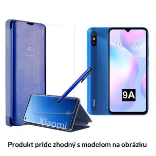 Otváracie Púzdro Roybens Clear View pre Xiaomi - Modré  + Darček ochranné sklo a dotykové pero zadarmo Pre Xiaomi: Redmi Note 8