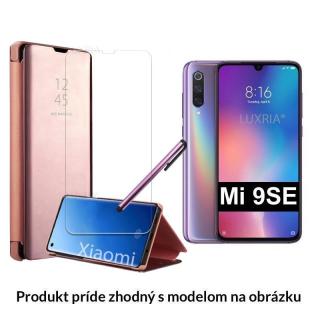 Otváracie Púzdro Roybens Clear View pre Xiaomi - Ružové  + Darček ochranné sklo a dotykové pero zadarmo Pre Xiaomi: Mi 9 SE