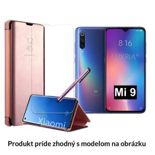 Otváracie Púzdro Roybens Clear View pre Xiaomi - Ružové  + Darček ochranné sklo a dotykové pero zadarmo Pre Xiaomi: Mi 9T, Mi 9T Pro