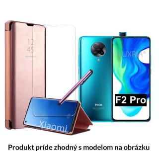 Otváracie Púzdro Roybens Clear View pre Xiaomi - Ružové  + Darček ochranné sklo a dotykové pero zadarmo Pre Xiaomi: Redmi 7a