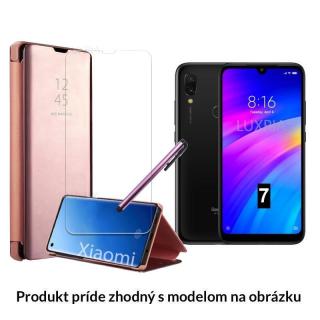 Otváracie Púzdro Roybens Clear View pre Xiaomi - Ružové  + Darček ochranné sklo a dotykové pero zadarmo Pre Xiaomi: Redmi Note 4X