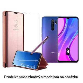 Otváracie Púzdro Roybens Clear View pre Xiaomi - Ružové  + Darček ochranné sklo a dotykové pero zadarmo Pre Xiaomi: Redmi Note 7