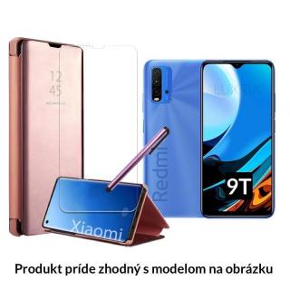 Otváracie Púzdro Roybens Clear View pre Xiaomi - Ružové  + Darček ochranné sklo a dotykové pero zadarmo Pre Xiaomi: Redmi Note 8T