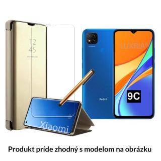 Otváracie Púzdro Roybens Clear View pre Xiaomi - Zlaté  + Darček ochranné sklo a dotykové pero zadarmo Pre Xiaomi: Mi 8 Lite