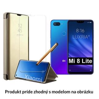 Otváracie Púzdro Roybens Clear View pre Xiaomi - Zlaté  + Darček ochranné sklo a dotykové pero zadarmo Pre Xiaomi: Mi 9